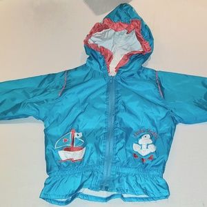 KIDS Jacket Windbreaker Cotton Lined Embroiderd